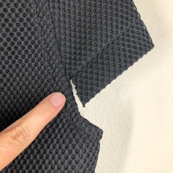 Escada Mesh Sheath Dress Patch Pockets Black Cap Sleeve 34 - Picture 8 of 8